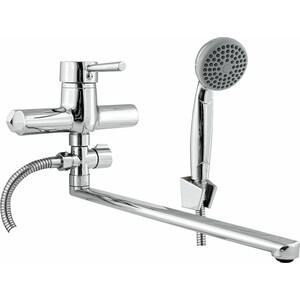 Смеситель для ванны Славен Город универсальный, хром (СЛ-ОД-Д31)