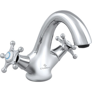 Смеситель для раковины Славен Город хром (СЛ-ДВ-И10)