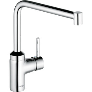 Смеситель для кухни Kludi L-ine с выдвижным изливом (428210577)