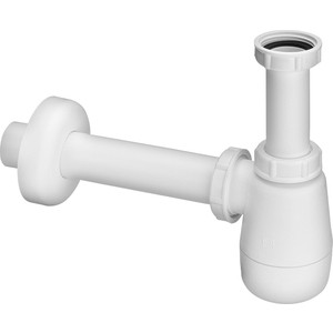 Сифон для раковины и биде Viega 5555K D32 с накидной гайкой 1 1/4, пластик, белый (120337)