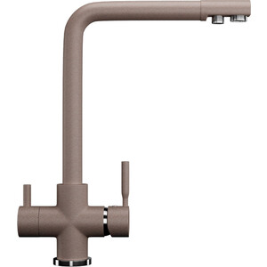 Смеситель для кухни Ulgran U-016 с подключением к фильтру, песочный (U-016-302)