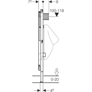Инсталляция для писсуара Geberit Duofix (111.616.00.1)